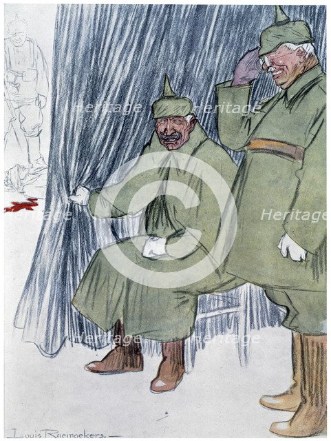 'Miss Cavell, 1915: The Execution of Edith Cavell', 1916. Artist: Louis Raemaekers