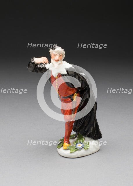 Pantaloon, Meissen, 1740/45. Creator: Meissen Porcelain.