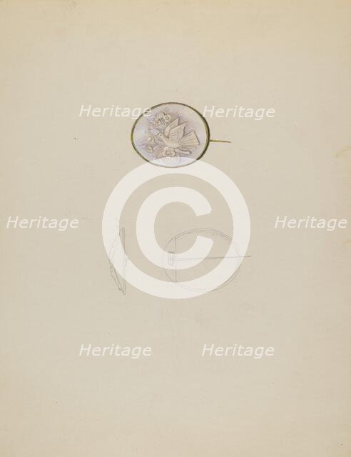 Brooch, c. 1937. Creator: Sylvia DeZon.