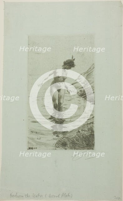 Cercles d'eau II, 1907. Creator: Anders Leonard Zorn.