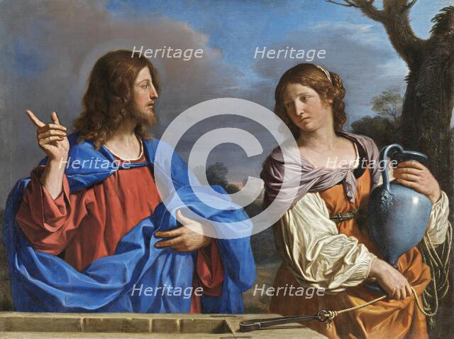 Christ and the Woman of Samaria at the Well, 1640. Creator: Guercino.