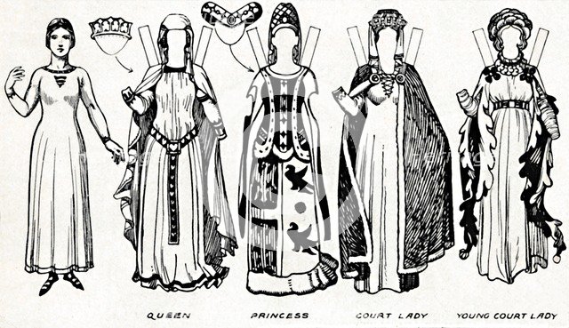'The Great Gallery of British Costume: Dress Worn In Edward The Third's Reign', c1934. Artist: Unknown.