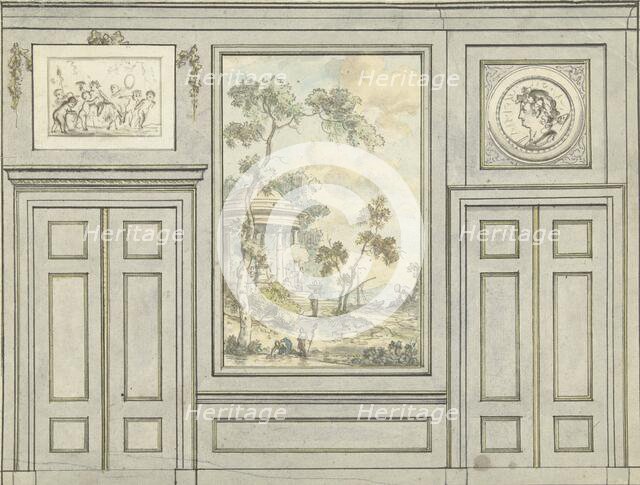 Room wall design, c.1752-c.1819. Creator: Juriaan Andriessen.