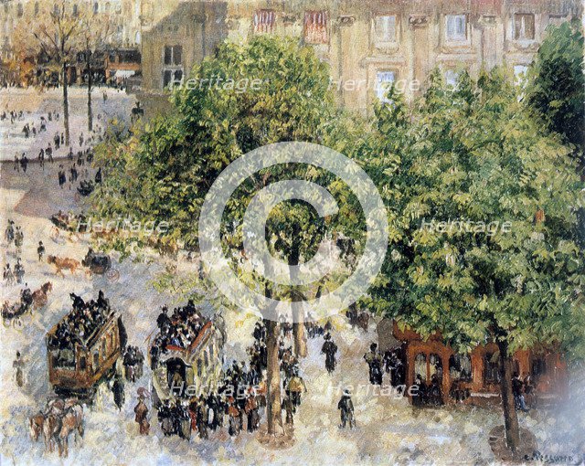 'Place du Theatre-Francais, Spring', 1898. Artist: Camille Pissarro