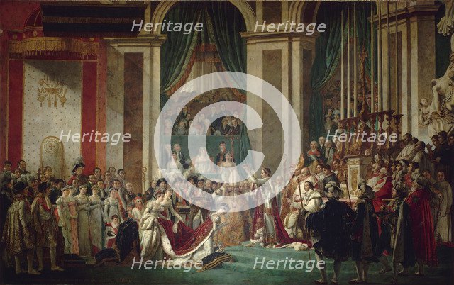 The Coronation of Napoleon, 1806-1807. Artist: David, Jacques Louis (1748-1825)