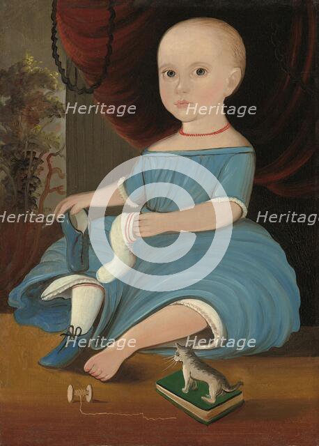 Baby in Blue, c. 1845. Creator: William Matthew Prior.
