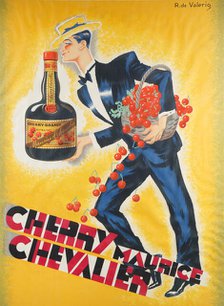 Cherry Maurice Chevalier, c. 1930. Creator: Valerio, Roger de (1886-1951).