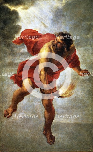 Prometheus bringing fire' by Jan Cossiers.