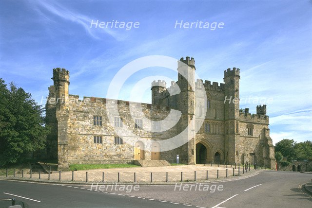 Gatehouse and courthouse, Battle Abbey, East Sussex, 1998. Artist: J Bailey