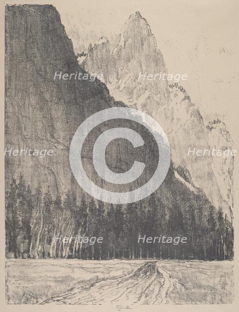 The Sentinel, 1912. Creator: Joseph Pennell.