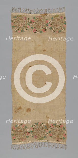 Towel or Napkin, Turkey, 19th century. Creator: Unknown.