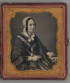 Untitled (Portrait of a Seated Woman), 1848. Creator: Unknown.