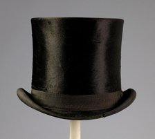 Top hat, British, ca. 1885. Creator: Melton.