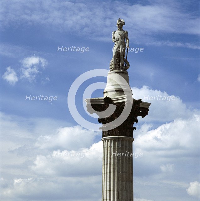 Nelson's Column, Trafalgar Square, City of Westminster, London, c2000s(?). Artist: Unknown.