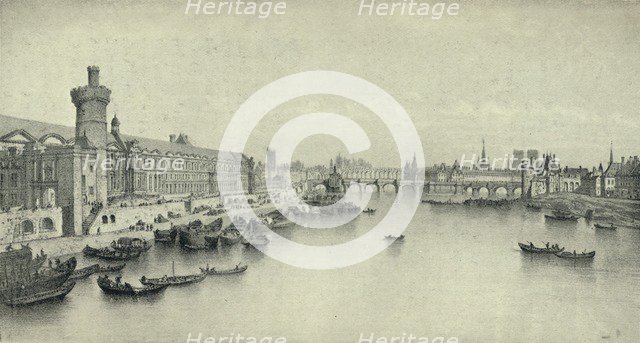 'Paris in 1658', 1915. Artist: PH Benoist.