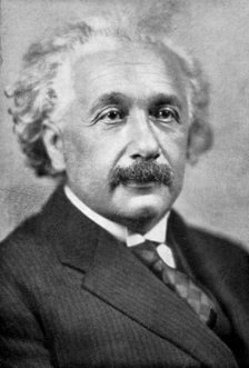 Albert Einstein, German-Swiss mathematician and theoretical physicist, c1930s. Artist: Unknown