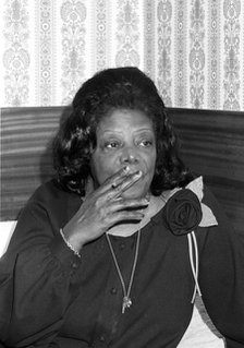 Mary Lou Williams, President Hotel, London, 1978.   Artist: Brian O'Connor.