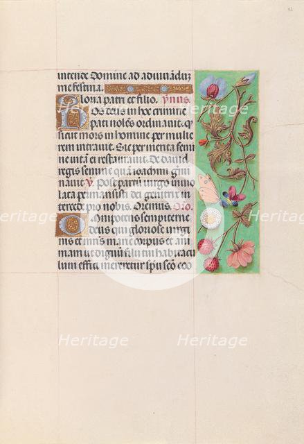 Hours of Queen Isabella the Catholic, Queen of Spain: Fol. 82r, c. 1500. Creator: Master of the First Prayerbook of Maximillian (Flemish, c. 1444-1519); Associates, and.