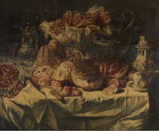 Still Life with Pastries, 1886. Creator: Willem Linnig II.