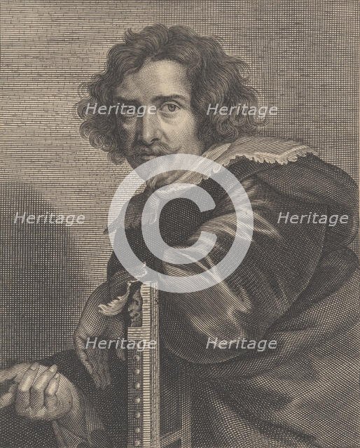 Portrait of Pieter de Jode the Younger, 1606-74. Creator: Pieter de Jode II.