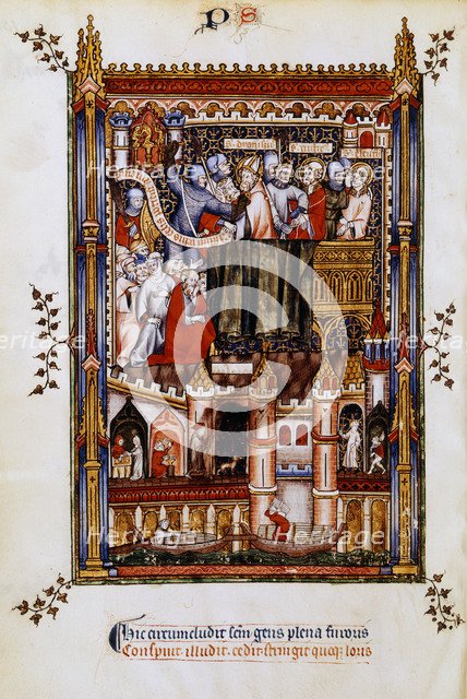 The arrest of St Denis, 1317. Artist: Unknown