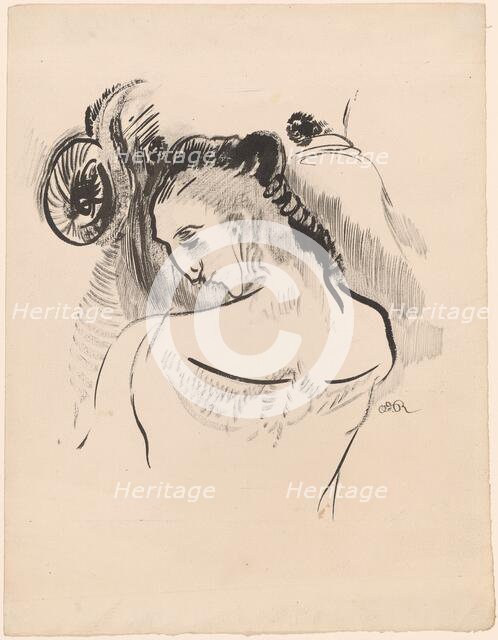 Young Man (Jeune Homme), 1896-1900. Creator: Odilon Redon.