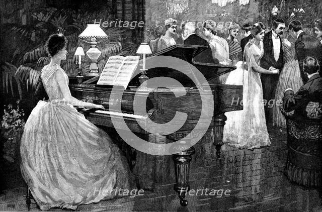 Advertisement for John Brinsmead and Sons, Pianoforte Makers, 1890. Creator: Unknown.