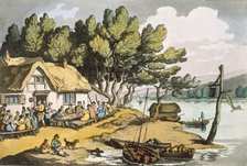 View near Newport, Isle of Wight, pub. 1822. Creator: Thomas Rowlandson (1756-1827).