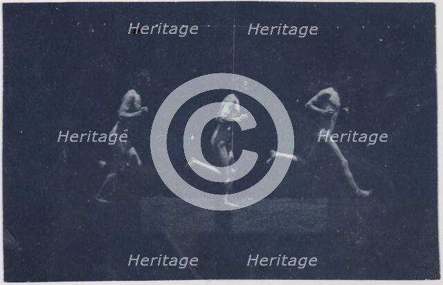 Marey Wheel Photographs of George Reynolds, c. 1884. Creator: Thomas Eakins.