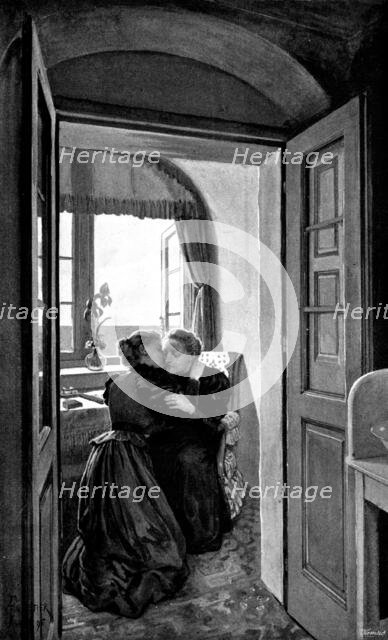 Adam Johnstone's Son: "Mother, sweet! Of course I love you!", 1895. Creator: George Meisenbach.