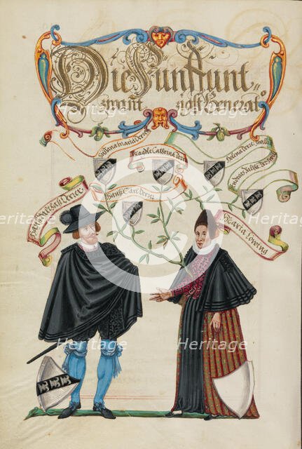 The Twenty-Fifth Generation, Hans Balthasar Derrer, about 1626-1711. Creator: Unknown.