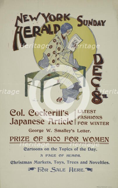 New York Sunday herald. Dec. 8th., c1895. Creator: Charles Hubbard Wright.