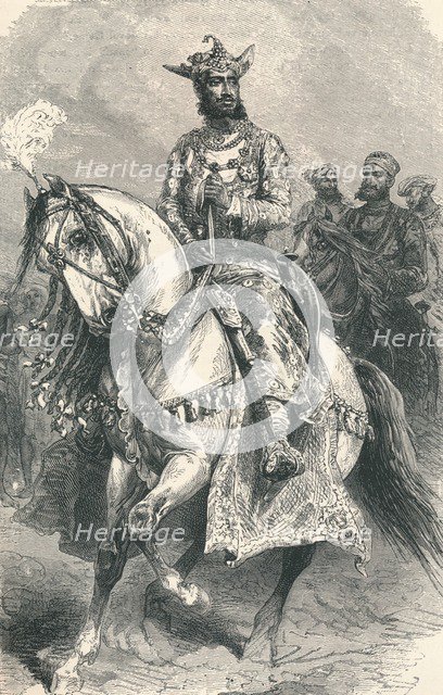 His Highness the Maharajah of Gwalior, 1896. Creator: Unknown.