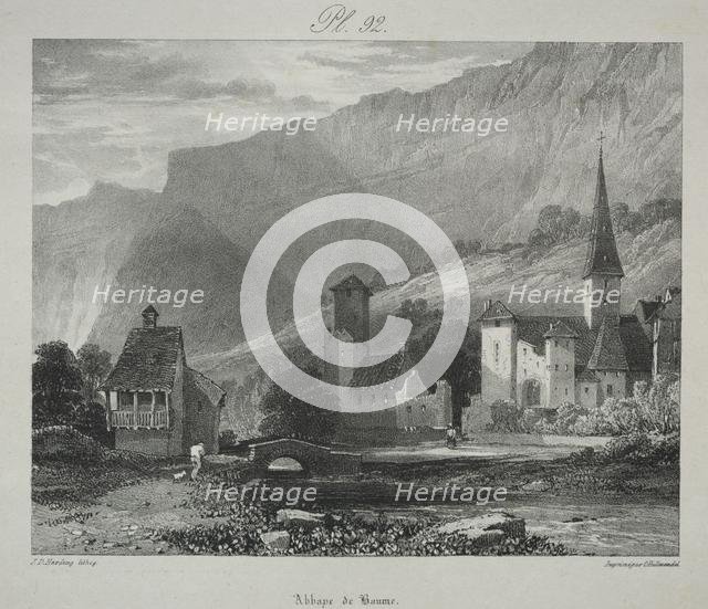 Voyages pittoresques et romantiques dans lancienne France. Franche Comté..., 1825. Creator: James Duffield Harding (British, 1798-1863).