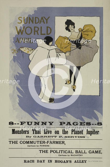 Sunday world. April 26th. 1896, c1893 - 1897. Creator: Unknown.