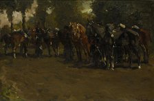 Cavalry at Repose, 1885. Creator: George Hendrik Breitner.