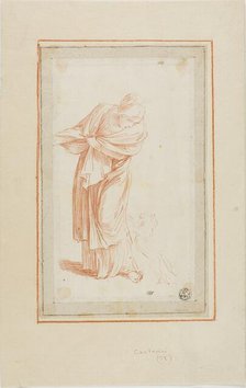 Woman and Dog, n.d. Creator: Giovanni Andrea Sirani.