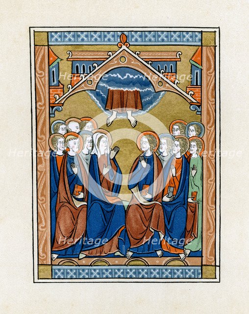 The Ascension, 1250-1260. Artist: Unknown