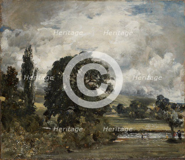 Water Meadows near Salisbury, 1820-1829. Artist: John Constable.