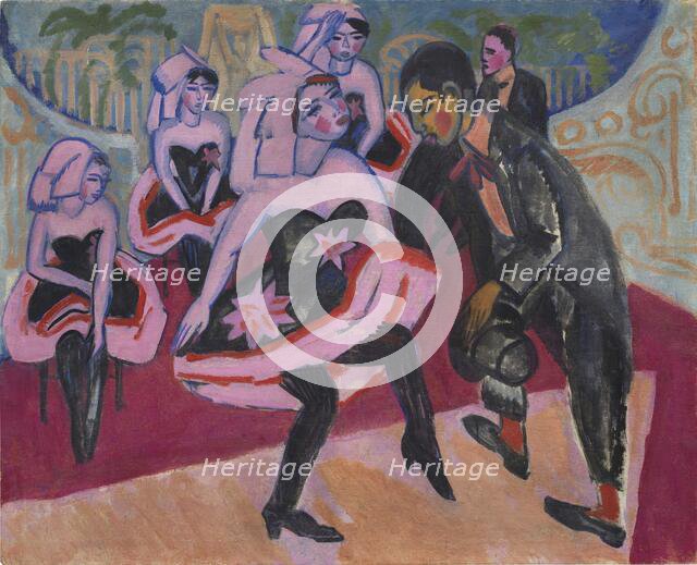Dance in the variety show, 1911. Creator: Kirchner; Ernst Ludwig (1880-1938).