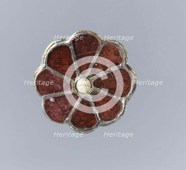 Rosette Brooch, Frankish, 6th century. Creator: Unknown.