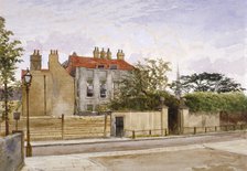 View of Turret House, Lambeth, London, 1880.  Artist: John Crowther