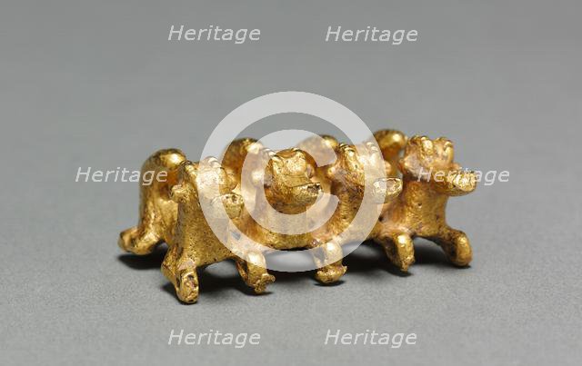 Curly-Tailed Animal Pendant, 100-800. Creator: Unknown.