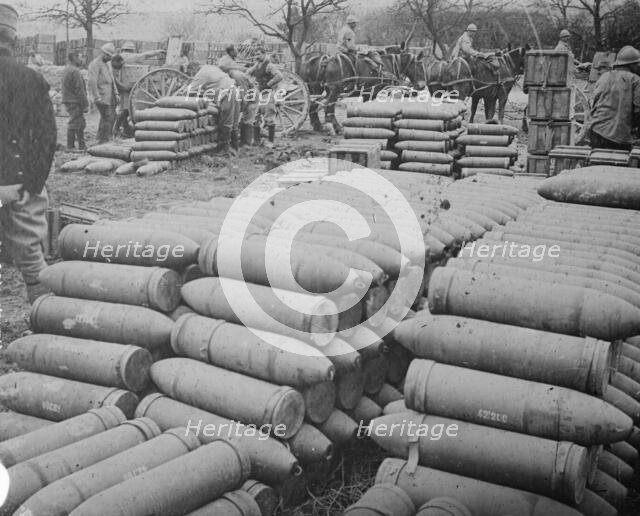French Reserve shells, between c1915 and 1918. Creator: Bain News Service.