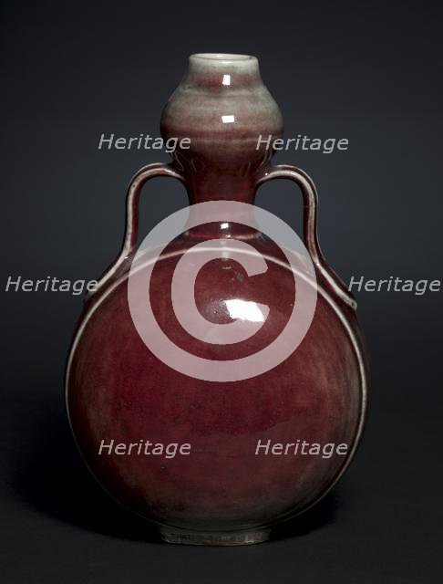 Gourd Flask: Lang Ware, 1662-1722. Creator: Unknown.