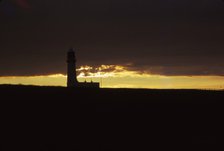 Flamborough Head, Lighthouse at Evening, 20th century. Artist: CM Dixon.