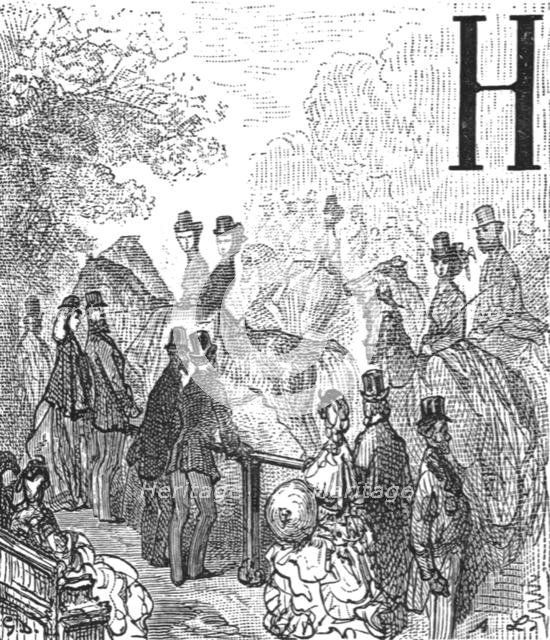 'The Row', 1872. Creator: Gustave Doré.