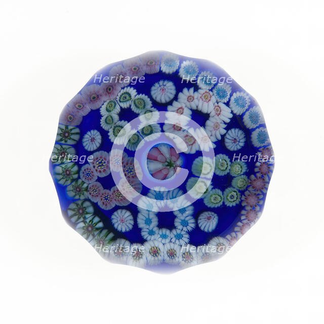 Paperweight, Clichy, 19th century. Creator: Clichy Glassworks.