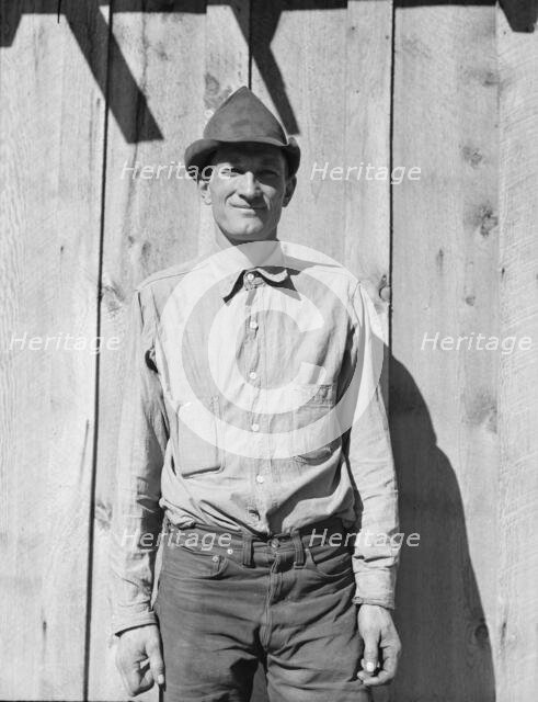 Possibly: One of the thirty-six members, Ola self-help sawmill co-op, Gem County, Idaho, 1939. Creator: Dorothea Lange.