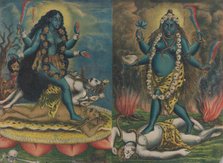 Kali/Tara, ca. 1885-90. Creator: Calcutta Art Studio.